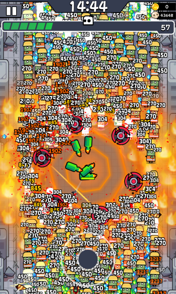 ダダサバイバー 爽快感ある大量殲滅系のアクションゲームが面白い みつきのゲーム攻略日記